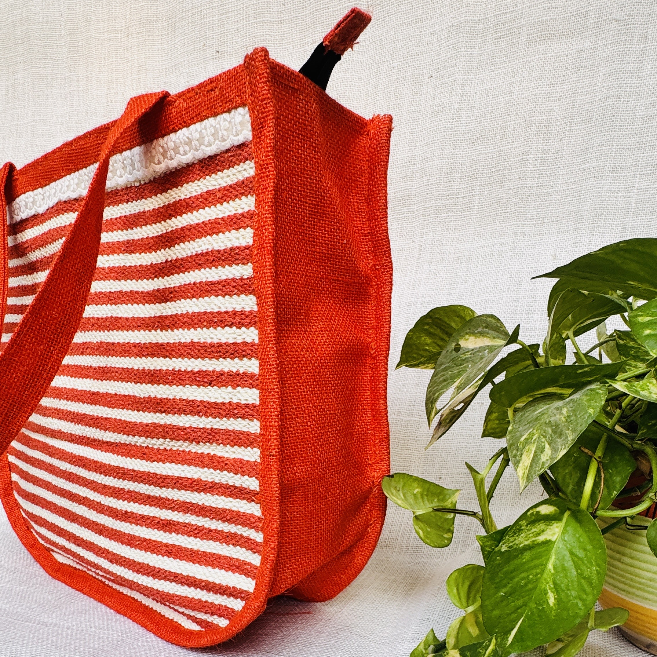 Tote Bag Horizontal Red Strip